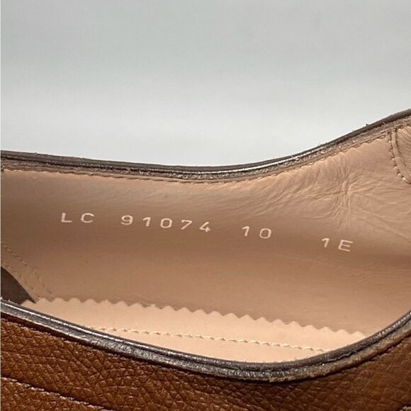 Salvatore Ferragamo Riley Leather Oxfords size 10E - Picture 9 of 12